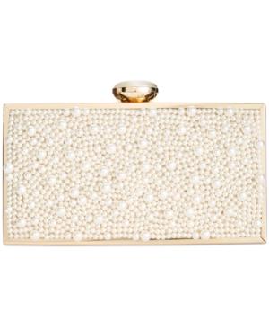 Inc International Concepts Lyvia Imitation Pearl Clutch, Only At Macy's