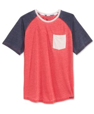 Ocean Current Men's Ramiro Burnout Colorblocked Raglan-sleeve T-shirt