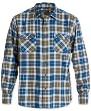 Quiksilver Waterman Wade Creek Plaid Flannel Shirt