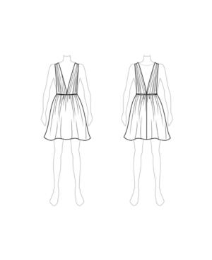Customize: Switch To Mini Skirt - Fame And Partners Chain-back Mini Dress
