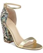 Guess Women's Bambam Block-heel Dress Sandals Women's Shoes