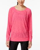 Ideology Space-dyed Long-sleeve Raglan-shirt, Only At Macy's