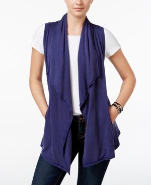 G.h. Bass & Co. Draped Open-front Vest