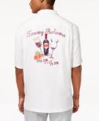 Tommy Bahmama Men's To Zin Or Not To Zin Silk Embroidered Short-sleeve Shirt