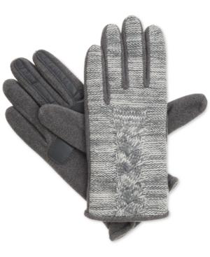 Isotoner Signature Smartouch Marled Cable Gloves