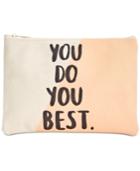 Twelvenyc You Do You Best Canvas Pouch, Only At Macy's
