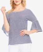 Vince Camuto Cotton Bell-sleeve Top