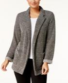 Style & Co French Terry Blazer, Created For Macy's