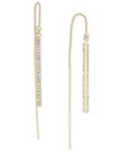 Inc International Concepts Gold-tone Pave Bar Threader Earrings, Only At Macy's