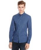 Kenneth Cole New York Dot-print Long-sleeve Shirt