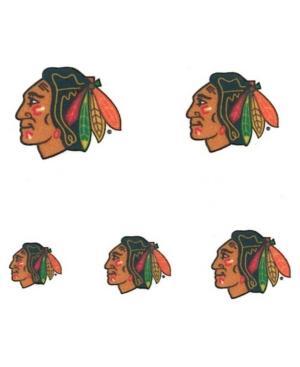 Wincraft Chicago Blackhawks Nail Tattoos