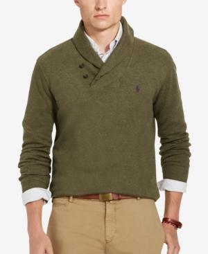 Polo Ralph Lauren Men's Ribbed Shawl Pullover