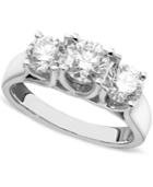 Diamond Ring In 14k White Gold (2 Ct. T.w.)