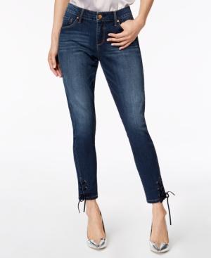 Vintage America Wonderland Lace-up Skinny Jeans