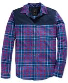 Guess Contrast-yoke Chapman Plaid Shirt