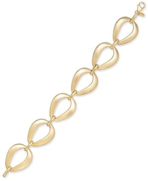 Polished Open-link Bracelet In 14k Gold