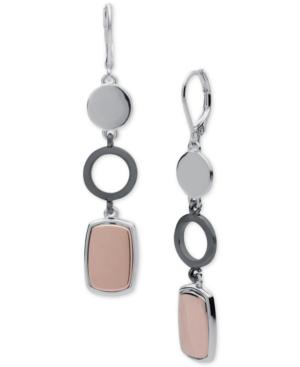Nine West Tri-tone Triple Drop Earrings