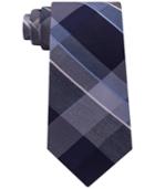 Kenneth Cole Reaction Men's Track Plaid Silk Tie