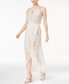 Bar Iii Lace Wrap Maxi Dress, Only At Macy's