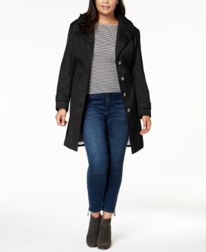 Calvin Klein Plus Size Waterproof Trench Coat