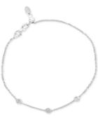 Pave Classica By Effy Diamond Bezel Link Bracelet (1/6 Ct. T.w.) In 14k White Gold