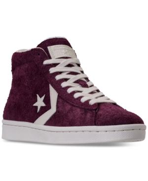 Converse Men's Pro Leather 76 High Top Casual Sneakers From Finish Line