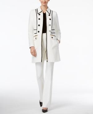 Inc International Concepts Piped Double-breasted Peacoat, Created For Macy's