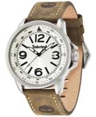 Timberland Men's Caswell Brown Leather Strap Watch 46x56mm Tbl14247js07