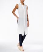Bar Iii Sleeveless Tunic Shirt, Only At Macy's