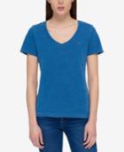 Tommy Hilfiger Cotton V-neck T-shirt, Created For Macy's