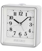 Seiko Silver-tone Alarm Clock