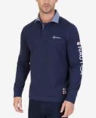 Nautica Men's Rugby Long Sleeve Polo
