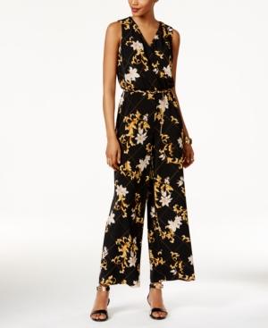 Thalia Sodi Printed Chain-belt Jumpsuit, Only At Macy's