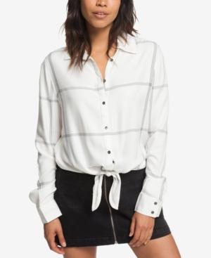 Roxy Juniors' Suburb Vibes Striped Shirt