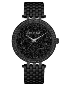 Caravelle New York By Bulova Women's Black Stainless Steel Bracelet Watch 38mm