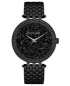 Caravelle New York By Bulova Women's Black Stainless Steel Bracelet Watch 38mm