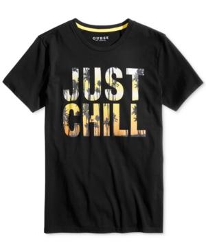 Guess Men's Printed Graphic Cotton T-shirt