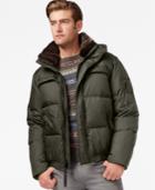 Marc New York Fauxmula Puffer Jacket With Removable Hood