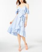 Jill Jill Stuart Cold-shoulder Flounce Dress, Created For Macy's