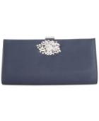 Adrianna Papell Satin Stacee Small Clutch