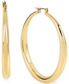 Kenneth Cole New York Gold-tone Large Hoop Earrings