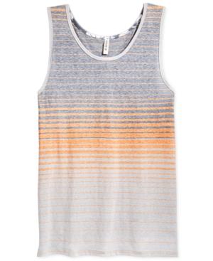 Univibe Men's Vendetta Ombre Striped Tank