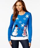 Karen Scott Snowmen Holiday Sweater, Only At Macy's