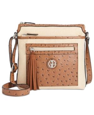 Giani Bernini Small Linen Crossbody, Created For Macy's