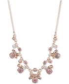 Givenchy Crystal Cluster Statement Necklace