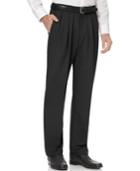 Haggar Big And Tall Cool 18 Pleated Microfiber Dress Pants