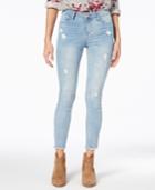 American Rag Juniors' Cotton Ripped Skinny Jeans, Created For Macy's