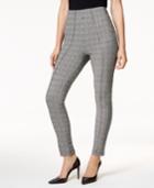 I.n.c. Glen Plaid Smoothing Leggings, Created For Macy's