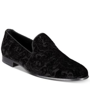 Massimo Emporio Men's Velvet Swirl Slippers, Created For Macy's Men's Shoes