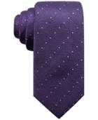 Alfani Men's Parkside Dot Silk Slim Tie, Created For Macy's